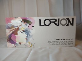 LORION Salon grade 4 barrel clipless curling iron set  3/4&quot; 2/3&quot;-1&quot; 1 1/4&quot; - £11.99 GBP