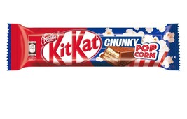 48 x Kit Kat kitkat Chunky Popcorn Chocolate  Bar Nestle Canadian 48g each - $82.24