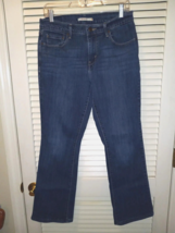 Levi&#39;s 515 Boot Cut Jeans Size 10L (Inseam 30&quot;) Dark Wash Denim Levis Stretch - £15.68 GBP