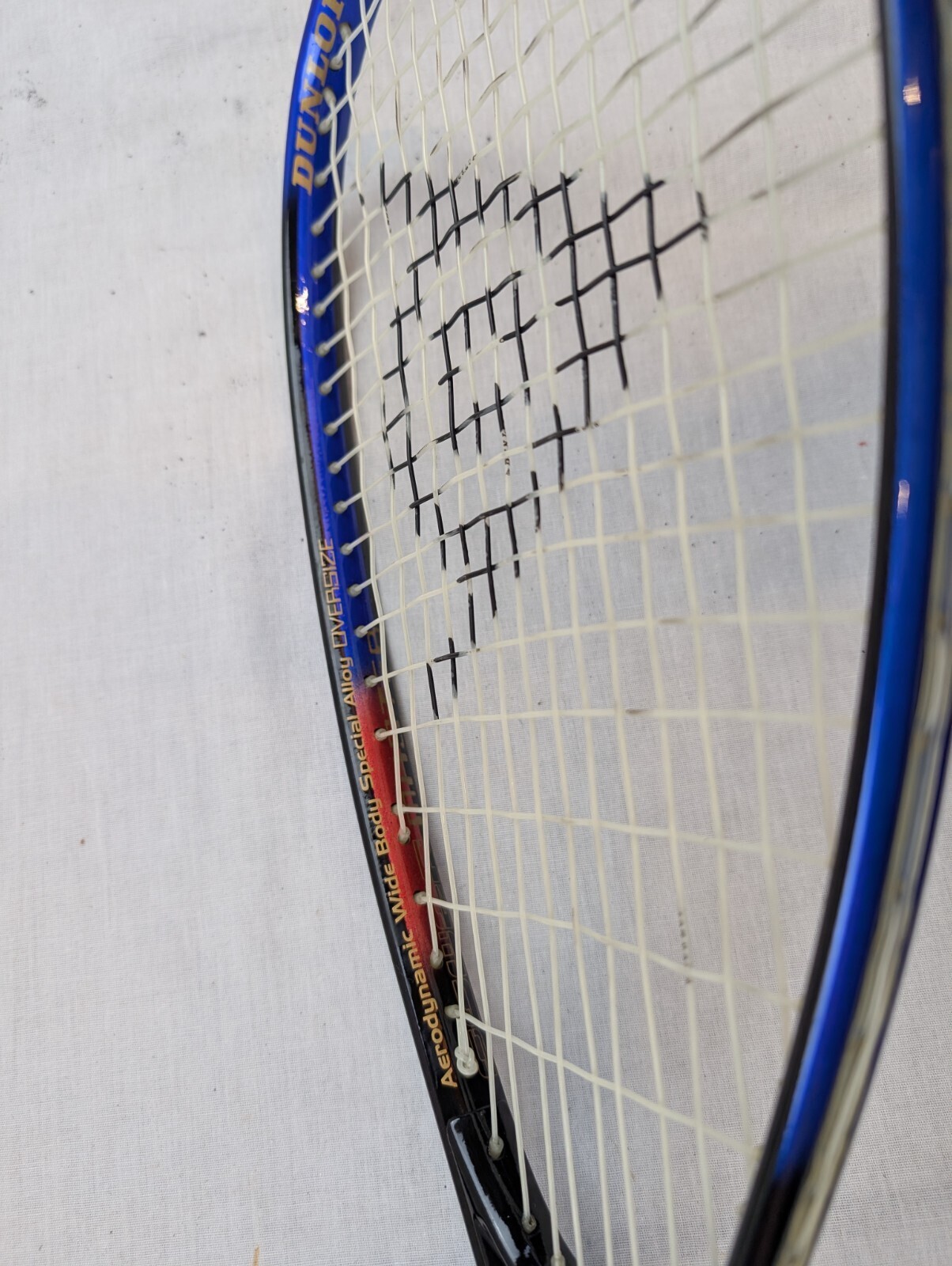 Dunlop Squash Racket PowerMaster Aerodynamic Widebody Oversize 4" Grip w/ case Item image 8