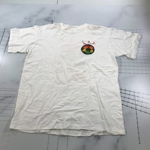 Vintage T-Shirt XL Weiß Fußball Kick It Mon Player Charaktere 1997 - £22.36 GBP