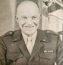 1947 General Dwight Eisenhower Advertisement Political President Militar... - $34.21 CAD