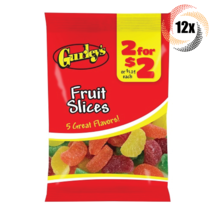 12x Bags Gurley&#39;s Assorted Flavor Fruit Slices Candy | 4oz | Fast Shipping - £18.74 GBP