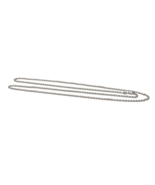 James Avery 1.8mm Small Round Link Necklace 27&quot; Sterling Silver - $1,263.66 MXN