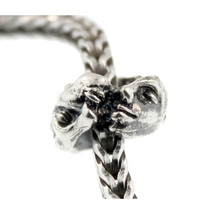 Authentic Trollbeads Sterling Silver 11271 Kiss RETIRED - £14.61 GBP