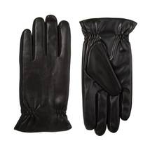 Men&#39;s Insulated Faux Leather Touchscreen Glove w/ Gathered Wrist - £29.72 GBP