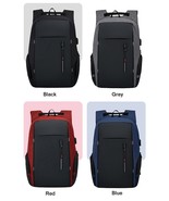 CEAVNI Backpack Men USB Charging Waterproof 15.6 Inch Laptop Casual Oxfo... - £19.86 GBP