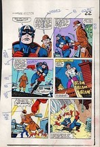 Original 1983 Captain America 284 Marvel comic color guide art page: Sal Buscema - £48.03 GBP