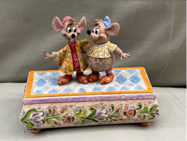 Disney Jim Shore Cinderellla Bossom Buddies Figurine Trinket Box Signed NEW