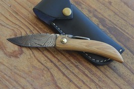 damascus custom made beautiful folding knife From The Eagle Collection M8422 - £27.14 GBP