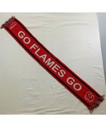 Calgary Flames NHL Hockey Enmax.com GO FLAMES Scarf - $275.37 MXN