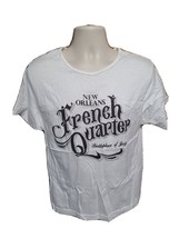 New Orleans French Quarter Birthplace of Jazz Womens Medium White TShirt - £11.66 GBP
