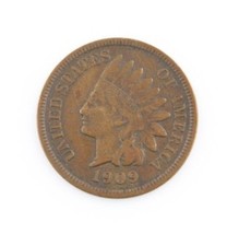 1909-S Indian Head Cent Penny 1c (VF) Very Fine Condition - £457.29 GBP