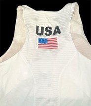 adidas Women Tennis White Climachill Work Out Tank Top S Small Built in Bra image 7