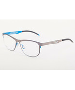 Orgreen JERRAD 208 Shiny Gun / Matte Neon Blue Titanium Eyeglasses 53mm - $266.73 CAD