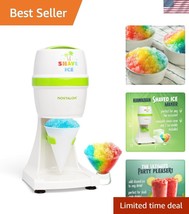 Compact Shaved Ice Machine with Safety Switch and Precision Stainless Bl... - $49.00