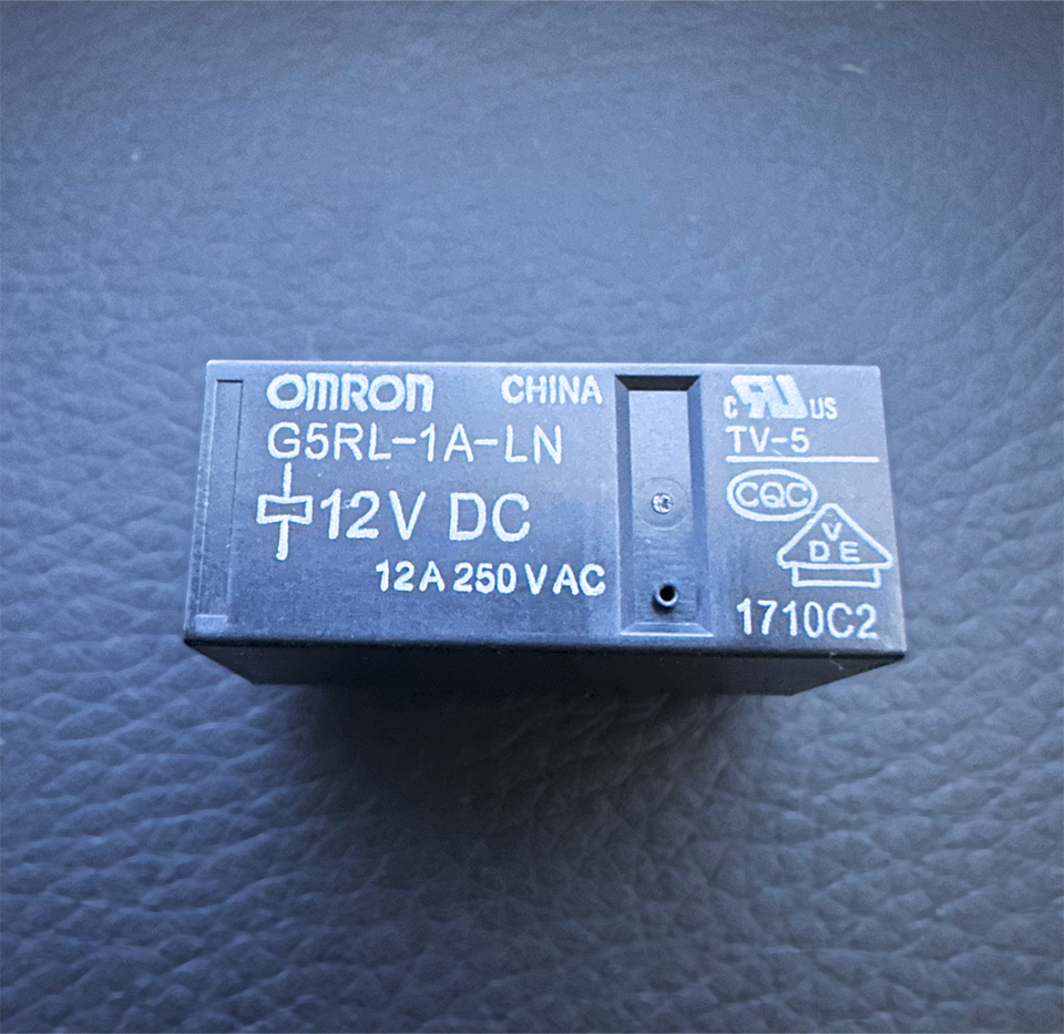 G5RL-1A-LN DC12 Omron PCB Power Relay 12VDC SPST-NO 12A Low Noise 29x12.... - $4.00