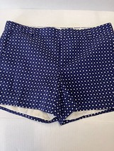 Banana Republic Women&#39;s Shorts Blue Print Textured Size 12 - £18.94 GBP