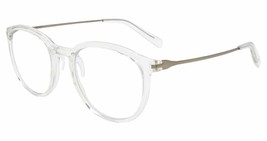 Tumi VTU801 Eyeglasses Eye Glasses Clear Crystal Authentic New 10mm Men - £76.21 GBP