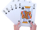 Super Jumbo 8 X 11 Inch Extra Large Poker Index Playing Cards - $29.99