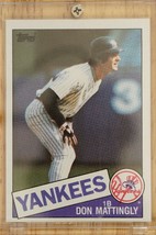 Vintage 1985 Topps Baseball Card DON MATTINGLY New York Yankees #665 1st Base - £6.61 GBP