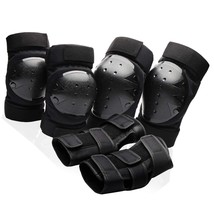 Knee Pads for Youth,Teens Knee Elbow Pads Wrist Guards Protective Gear Set for - £22.41 GBP