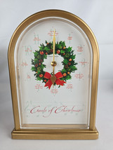 Howard Miller 645-424 Carols of Christmas Quartz Clock Music Hourly Chimes - £37.55 GBP