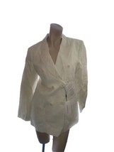 Massimo Dutti Nwt Limited Edition Women Jacket Size 8 Double Button Jacket Coat - £161.36 GBP