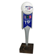 Michelob Light PGA Tour LPDA Official Beer &quot;19th Hole&quot; Golf Ball Tap Handle - £64.98 GBP