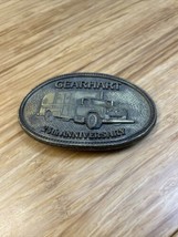 Vintage Gearhart Trucking 25th Anniversary Commemorative Belt Buckle KG JD - £11.68 GBP