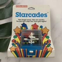 Coleco Tomy Starcades Vintage Mini Arcade Game NOS Rocket Tower 1988 Blue - £20.56 GBP