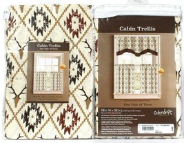 2 Packages Colordrift Cabin Trellis 58" W X 36" L Natural Pair Of Tiers