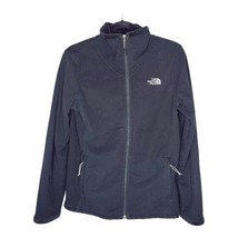 The North Face Size Med Soft Shell Full Zip Mock Neck Fuzzy Fleece Lined... - £19.92 GBP