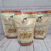Old Glory Dog Treats Real Chicken Smoked Meatballs Lot of 3 Bags Made In USA - $365.88 MXN