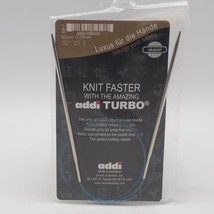 Addi Knitting Needle Circular Turbo Lace Tip Blue Cord 32&quot; US 3 - £10.07 GBP