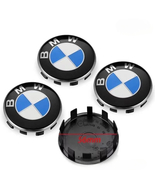 4x BMW 56mm wheel center cover wheel badges - $24.89 CAD
