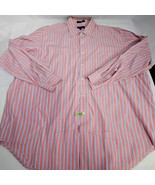 Austin Reed London Mens XXL Striped Button Down Dress Shirt Long Sleeve ... - €11,86 EUR