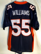 Reebok Authentic NFL Jersey Denver Broncos D.J. Williams Navy sz 50 - £26.89 GBP