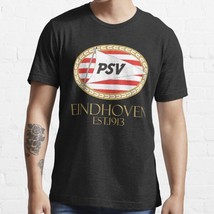  Psv Eindhoven Men&#39;s Black Cotton T-Shirt - $20.99