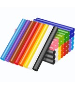 Colored Hot Glue Sticks Full Size, 48 Pcs 0.43&quot; Dia X 4&quot; Long Hot Melt G... - £22.11 GBP