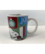Celebrate Peanuts Coffee Mug 60 Years, Joy, Snoopy Holding A Present, 2011 - $180.99 MXN