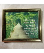 Christian Inspirational Picture Frame Refrigerator Fridge Magnet Vintage - $12.82
