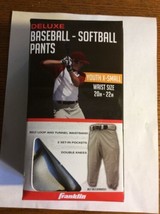 Franklin Deluxe Baseball / Softball Pants | Youth Small | White | 10365 ... - $18.01