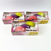 THREE New Vintage Scotch Tape Packs in Ultra Colors 3 Rolls per Pack Goes Clear - £31.63 GBP