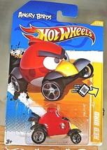 2012 Hot Wheels #47 New Models 47/50 Angry Birds Red Bird Red/Tan w/Chrome 5 Sp - £6.84 GBP