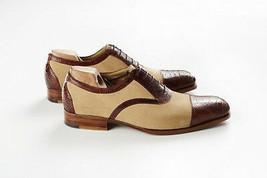 New Handmade Men American Luxury Suede &amp; Leather Shoes, Männerschuhe - $149.99