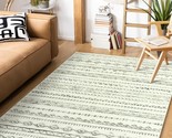 Wonnitar 3X5 Area Rug For Living Room: Soft Low Pile Geometric Kitchen C... - $44.99