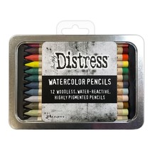 Tim Holtz Distress Watercolor Pencil 12/Pkg-Set 5 (Pack of 1) - $986.92 MXN