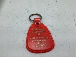 Vintage Unique Oldsmobile Keychain Olds Starnaman Lansing, mi   oversized - $8.59