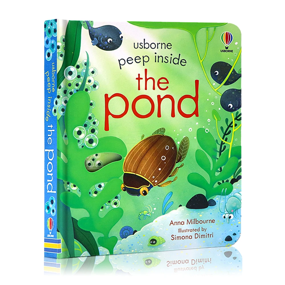 The Pond Kids Usborne Peep Inside English Picture Flip Book Children Early - £15.27 GBP